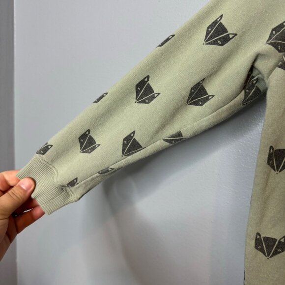 RYLEE + CRU cotton fox print sweatshirt size 6/7 kids - Picture 2 of 4